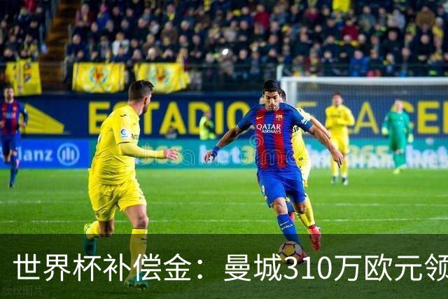 世界杯补偿金：曼城310万欧元领跑，巴黎获近250万欧位列第二
